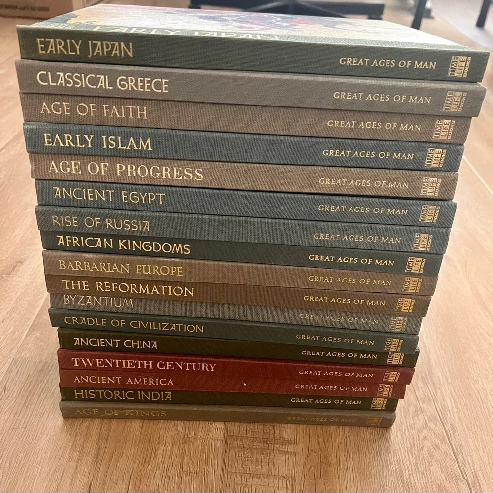 Vtg 60's GREAT AGES OF MAN 17 Volumes Time Life‎ Books HC Mint (ask For Single)